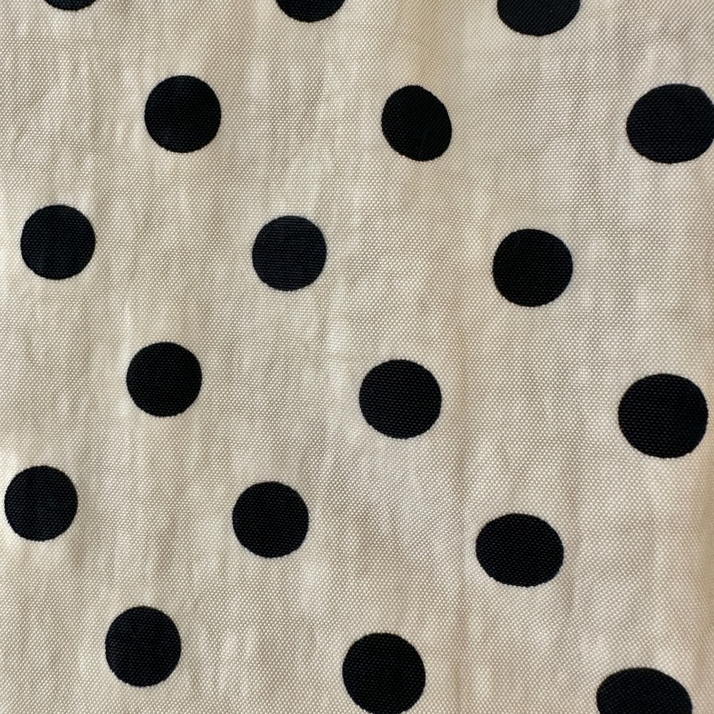 BAGGU Cream Polka Dot Medium Bowler - Picture 4 of 4